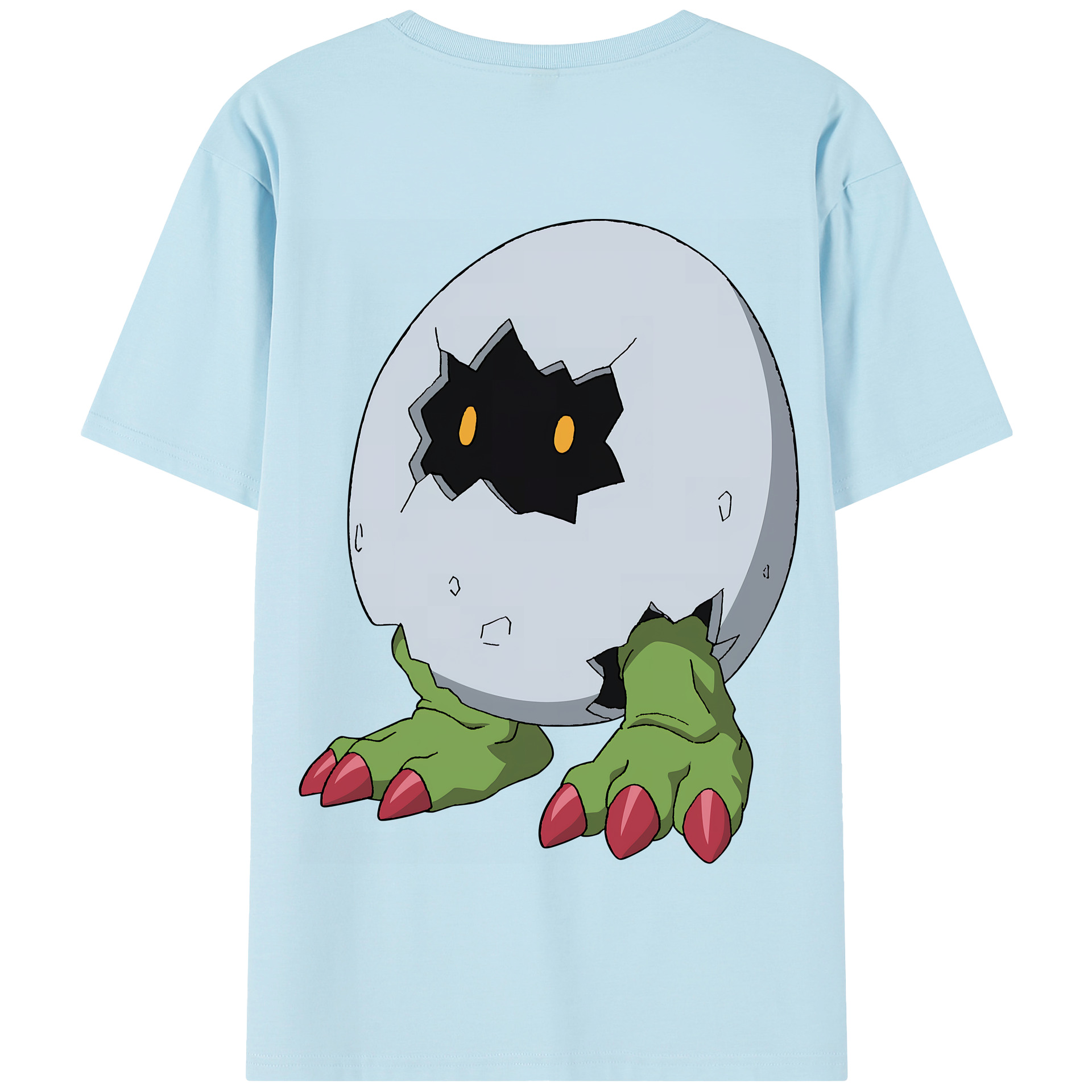 （画像用） Digimon デジタルモンスター/デジモン 綿100％半袖Tシャツ（背面プリント）